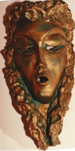 Maschera. Terracotta - 1980